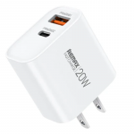 Cargador Rápido RP-U120 20W – Doble Puerto USB y Tipo-C