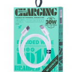 Cable USB-C de 30 W y 1 m - Remax Chelectricy Series RC-C010 blanco